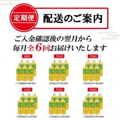 ふるさと納税 富士市 [定期便6回]お〜いお茶緑茶PET2L(1902) |  | 01
