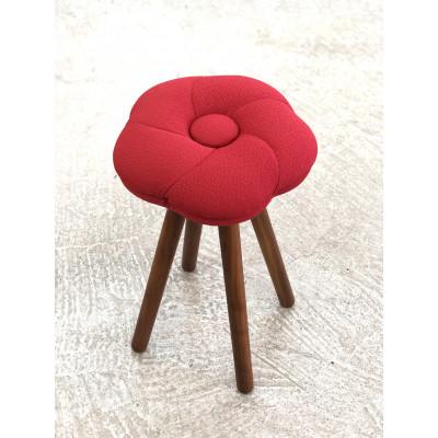 ふるさと納税 大川市 monaca stool:ume【レッド/ウォールナット/高さ45cm】