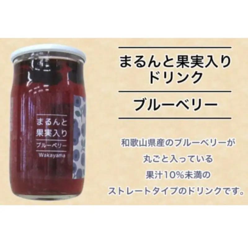 まるんと果実入りドリンク４種10本セット / 田辺市 ドリンク ジュース 果実ドリンク 梅ドリンク きんかんドリンク アセロラドリンク ブルーベリードリンク 梅 きんかん アセロラ ブルーベリー 和歌