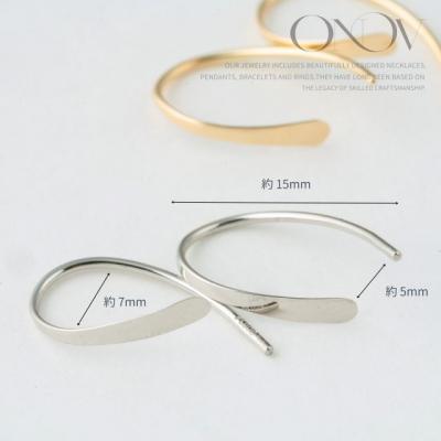 ふるさと納税 甲府市 【甲府ジュエリー】Pt900　プラチナ　曲線ピアス(15132481) |  | 02