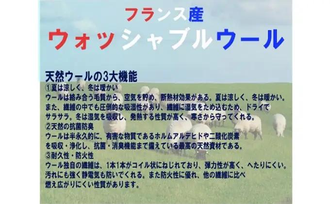 ベッドパット ウール 洗える 抗菌 ダブル ベッドパット