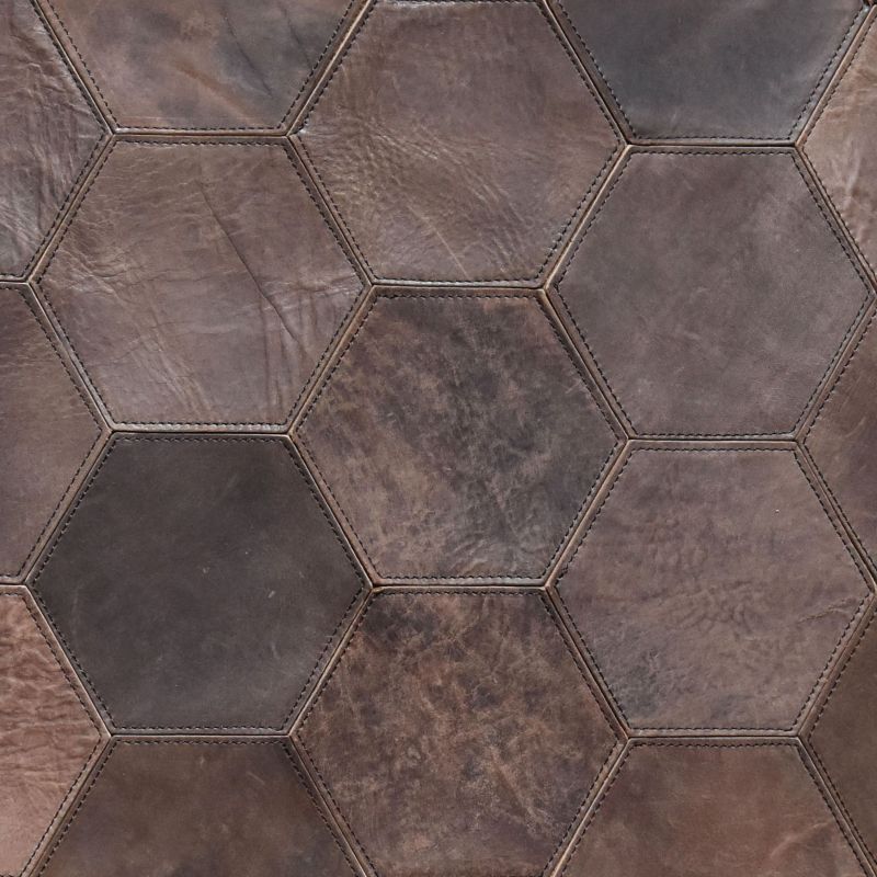 Teha’amana Mat honeycomb Smoke テハマナ 玄関マット スモーク ブラック 革 皮 雑貨 おしゃれ レザー 本革 こだわりの逸品 地域特産品 ギフト 自分用 人気 おすすめ