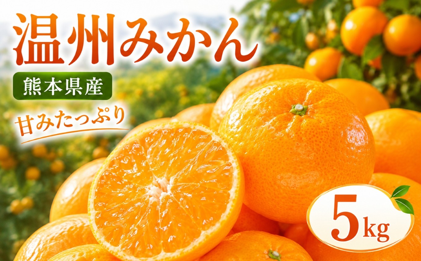 
                   【 先行予約 】 温州みかん 和水町産 約5kg | みかん ミカン 早生 温州 柑橘 柑橘類 フルーツ 果物 熊本 和水
                