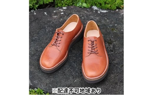 KOTOKA婦人靴 一枚革ダービー　KTO2000Ｌ　キャメル 23.0cm [№5990-8608]0430