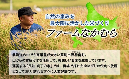 米 令和7年産 えみまる 10kg 農家直送 北海道産 お米 こめ コメ 精米 白米 ご飯 北海道米 ファームなかむら 北海道 芦別市