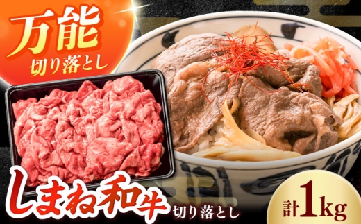【しまね和牛】黒毛和牛 大満足の切落し 1kg 島根県産 牛肉 きりおとし 切り落とし スライス 小分け すき焼き 切り落とし島根和牛 しゃぶしゃぶ切り落とし牛肉 牛丼 肉じゃが カレー しまね和牛切り落とし 国産 牛肉 切り落とし 島根県雲南市 [AIEA001]