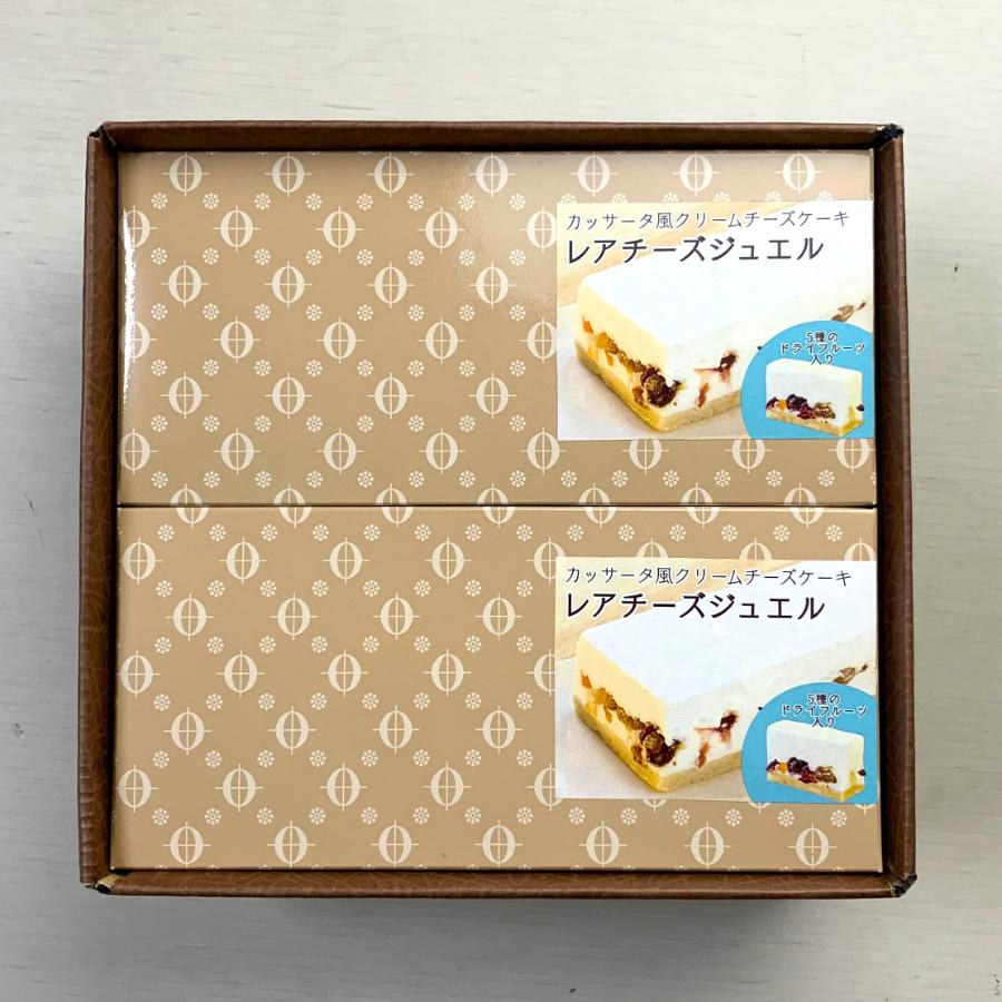 ＜わらく堂＞レアチーズジュエル2本セット