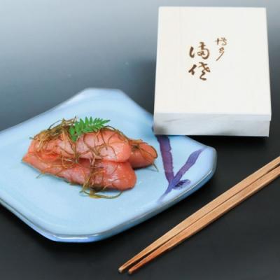 ふるさと納税 新宮町 辛子めんたい昆布漬(木箱入り400g)〈博多料亭.満佐〉.B428 |  | 01