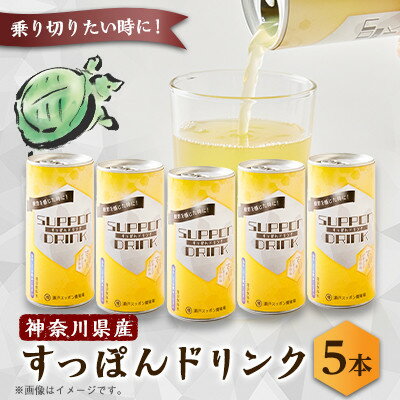 【ふるさと納税】【のし付き】神奈川産すっぽんドリンク　180g×5本【1617528】