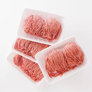 【毎月定期便】連続3回 北海道産 合い挽き肉 合計1kg(牛5:豚5)豚肉のコク旨ひき肉全3回【配送不可地域：離島】【4068012】