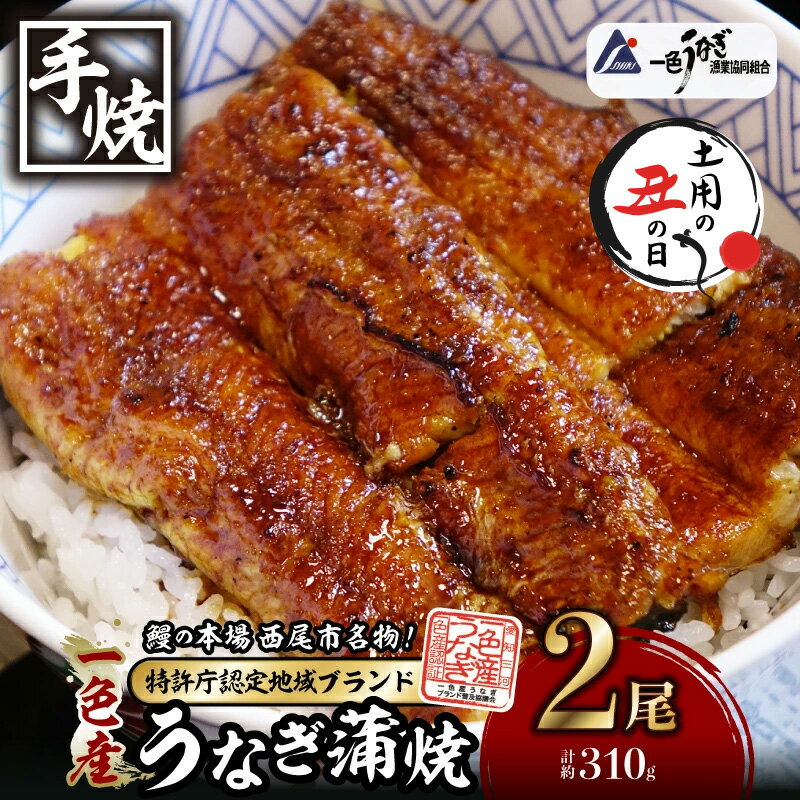 【ふるさと納税】＼ 土用丑の日 ／ うなぎ 西尾 一色産 うなぎ 炭焼き蒲焼2尾(一尾当たり約155g)　職人手焼き うなぎ処いっしき で炭火焼き！ I034-20-c0【冷凍便】鰻 蒲焼き ひつまぶし 愛知県 西尾市 一色町産 国産 日本産 三河 新仔 タレ付き 土用の丑の日 MB