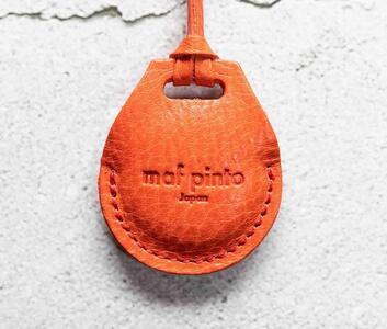 エアタグ ケース カバー（フルカバーモデル） レザー 本革 apple airtag 【レッド シュリンク】