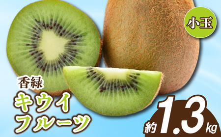 先行予約 キウイ 約1.3kg キウイフルーツ グリーンキウイ 小玉 香緑キウイ 11月下旬～1月中旬 配送 家庭用 贈答用 ギフト プレゼント 香川県 丸亀市