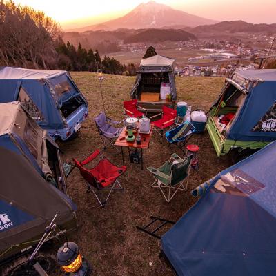 ふるさと納税 つがる市 バグトラック 軽トラ用多機能テントキット (ジャンボタイプ) カーキ&ネイビー [0542] |  | 01