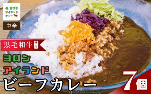 与論島産黒毛和牛　ヨロンアイランドビーフカレー7個セット | 牛 牛肉 国産 黒毛和牛 与論島産 カレー ビーフカレー 人気 おすすめ 鹿児島県 与論島 与論町