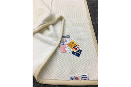 C.R.P加工毛布　クロスマイヤー毛布　シングルサイズ　パール　1枚　11701柄 [0628]