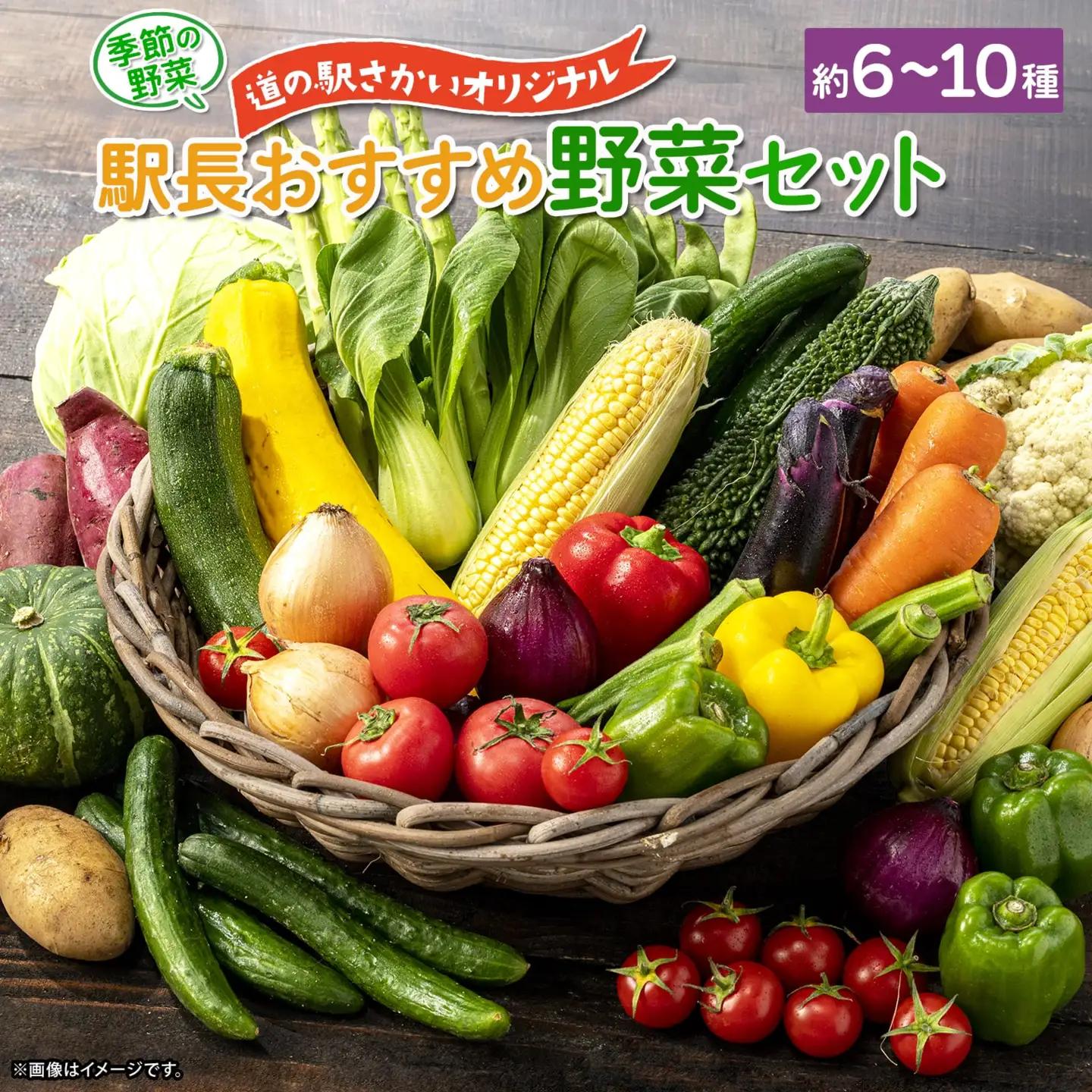 K1665 季節の野菜 「道の駅さかいオリジナル」駅長おすすめ野菜セット
