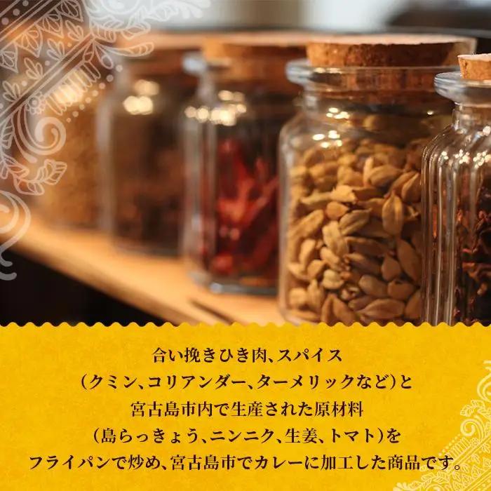 MOSESU CURRYの島カレーシリーズ　島らっきょうとひき肉のカレー 250g×3食（FP004）