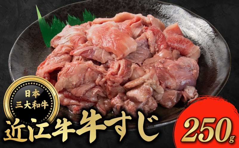 
                  近江牛 牛すじ 250g 牛スジ スジ肉 牛スジ肉 冷凍 和牛 国産 贈答 ギフト プレゼント お祝い 日本三大和牛 クリスマス 年末 年始 父の日 母の日 焼肉 BBQ キャンプ お惣菜 おかず お弁当  すじ肉 滋賀 彦根
                