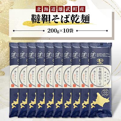 ふるさと納税 雄武町 雄武産韃靼そば乾麺(200g×10袋)【S1217】