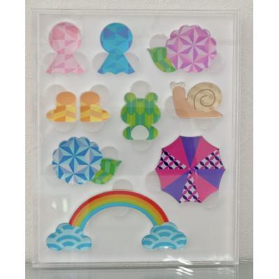 ふるさと納税 羽島市 季節のアクリル積み木　収納ケース付〜6月〜 |  | 03