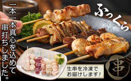 職人串打ちの本格焼き鳥36本!!_AA-3314_(都城市) 焼鳥串 生冷凍串 冷凍生肉 もも 皮 手羽 小肉 砂肝 ぼんじり ねぎま ハラミ せせり つくね 6本入り 6P 計1.2kg BBQ