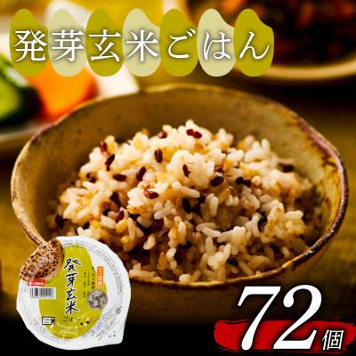 ふるさと納税 松原市 ご飯パック 発芽玄米ごはん 160g×72個