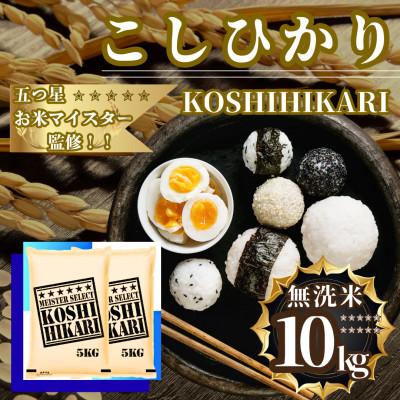 ふるさと納税 佐賀県 令和7年産こしひかり 無洗米10kg(5kg×2袋)　41ANAD044(佐賀県)