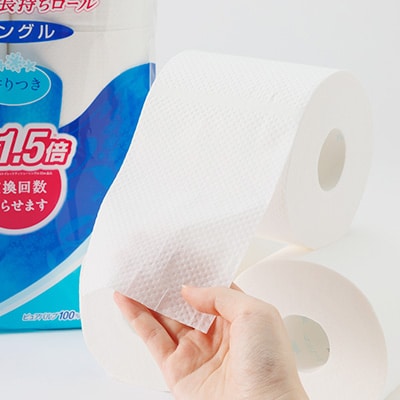 エリエール トイレットペーパー 長持ち 82.5m シングル 12R×6パック(72個)【配送不可地域：離島・北海道・沖縄県】