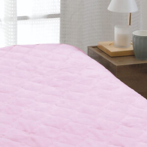ROMANCE 綿マイヤー 敷きパッド ダブル ピンク　31356444