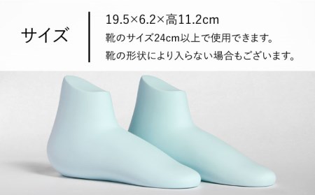 【美濃焼】靴乾かすシリーズ「足」（ブルー）【丸健製陶】 [TAY012]