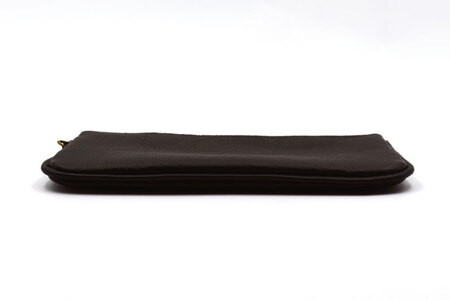 益子の革工房maharoのファスナーお札ケース　ダークブラウン｜栃木県 益子町 ふるさと納税 ファスナーお札ケース 牛革 手作り（AX138-2）