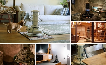 アラジン ブルーフレーム ホワイト [ Aladdin BF3911(W) 石油ストーブ レトロ 日用品 暖房機器 暖房器具 ]