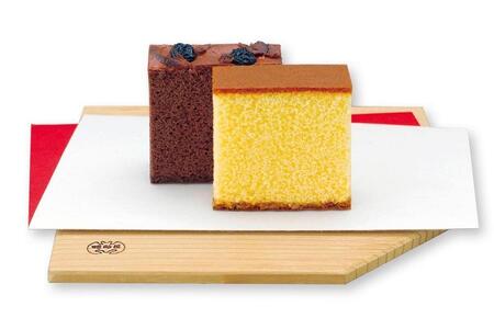 【お中元】福砂屋 カステラ・オランダケーキ詰め合わせ3本入＜お中元のご挨拶のし付き＞