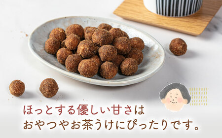 黒糖きなこ大豆　80g×3袋　桂川町/株式会社福六[ADAM070]