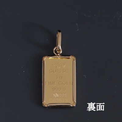 K24純金フォルトゥーナ1gペンダントヘッド【配送不可地域：沖縄県】