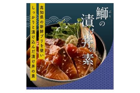 本場高知の味！お試し「訳ありカツオのたたき×1節と鰤の漬け丼の素×1P」