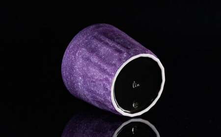 【グランプリ受賞】有田焼 大理石のような質感 ロックカップ 麟 Lin Marble Old 2個 (Raspberry・Ivy)【金照堂】ウイスキーグラス 焼酎グラス ロックグラス 有田焼 ギフト 