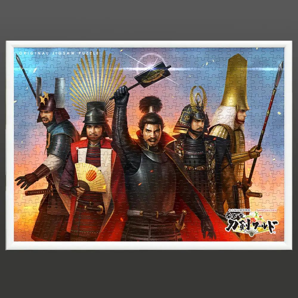 オリジナル【戦国武将ジクソーパズル】戦国の雄　500ピース／名古屋刀剣博物館