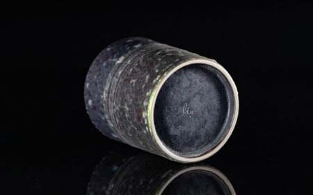 【NYが認めた逸品】有田焼 麟 Lin プレミアムオンザロック 樹氷 2個セット (Emerald・Green) メタリックな有田焼【金照堂】ロックカップ ロックグラス ウイスキーグラス 焼酎グラス 