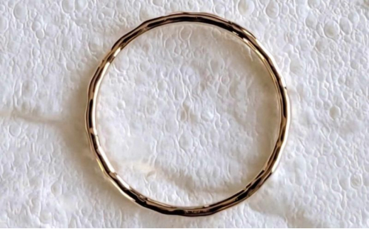 アクセサリー K14GF 槌目リング 2㎜幅 選べるサイズ 指輪 アクセサリー ジュエリー K14 ゴールドフィルド リング レディース メンズ ペア シンプル 一点もの 華奢リング ピンキーリング 