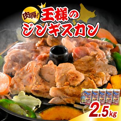 ふるさと納税 豊富町 王様のジンギスカン 5袋 計2.5kg