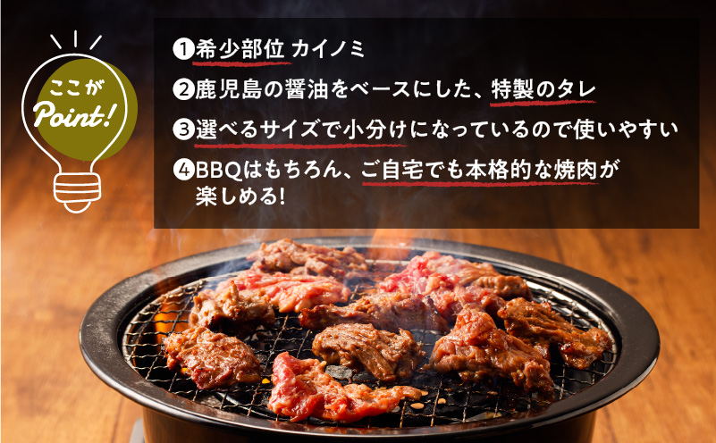 【7営業日以内に発送】【訳アリ】タレ漬けカイノミ 600g　K008-008_05