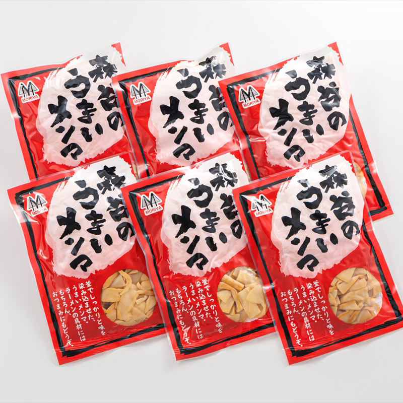 【12/22まで年内お届け】森谷のめんま 200g×6個｜ラーメン つけめん おつまみ にもぴったり ラーメンの具 森谷食品 年内配送 年内発送 北海道 釧路町 釧路超 特産品_イメージ5