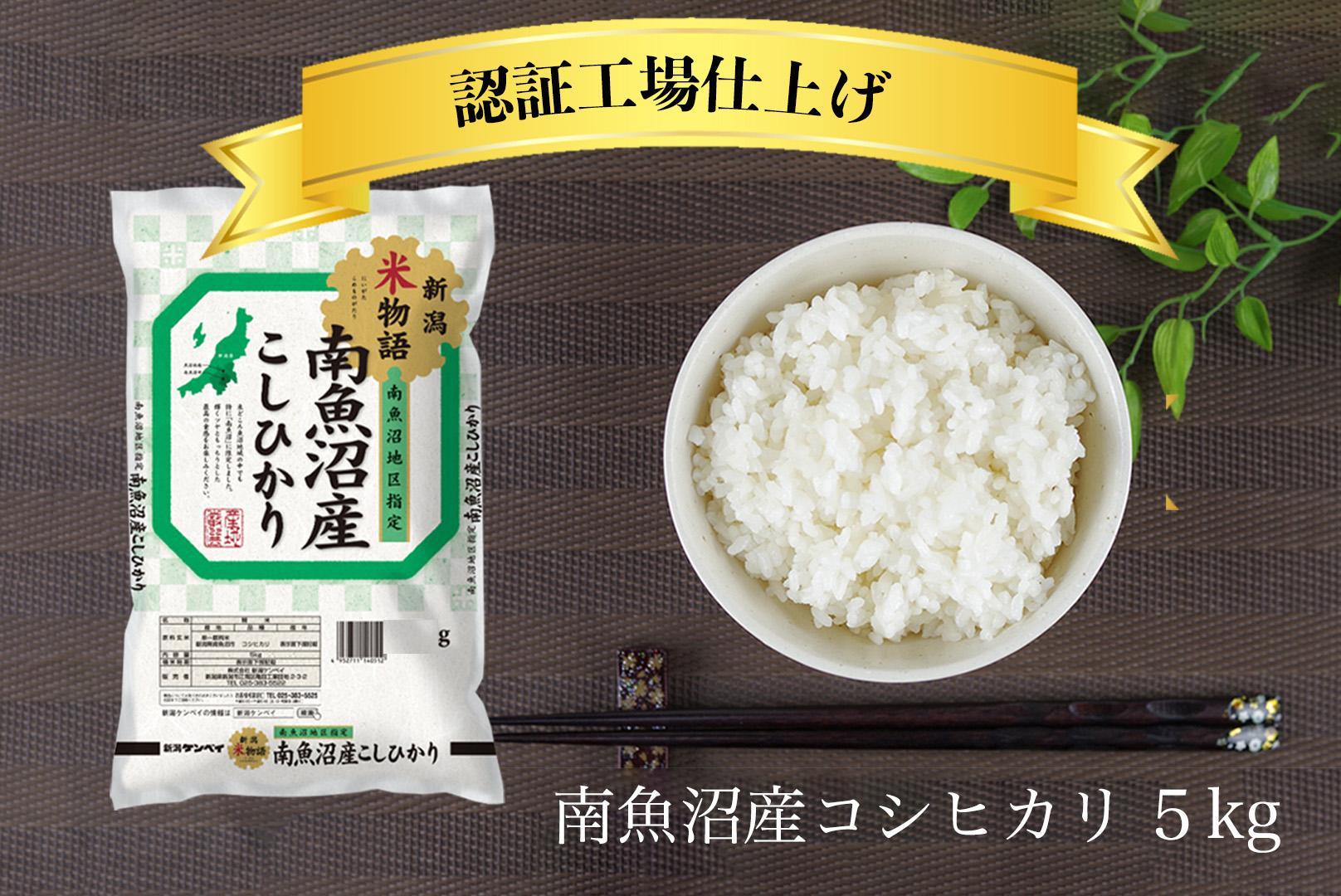 令和7年産 南魚沼産コシヒカリ 精米 5kg【銘柄米 ブランド米 精米 こしひかり コシヒカリ魚沼産 新潟米 新潟県産 産地直送 ご飯 御飯 ごはん お米 米 こめ コメ】
