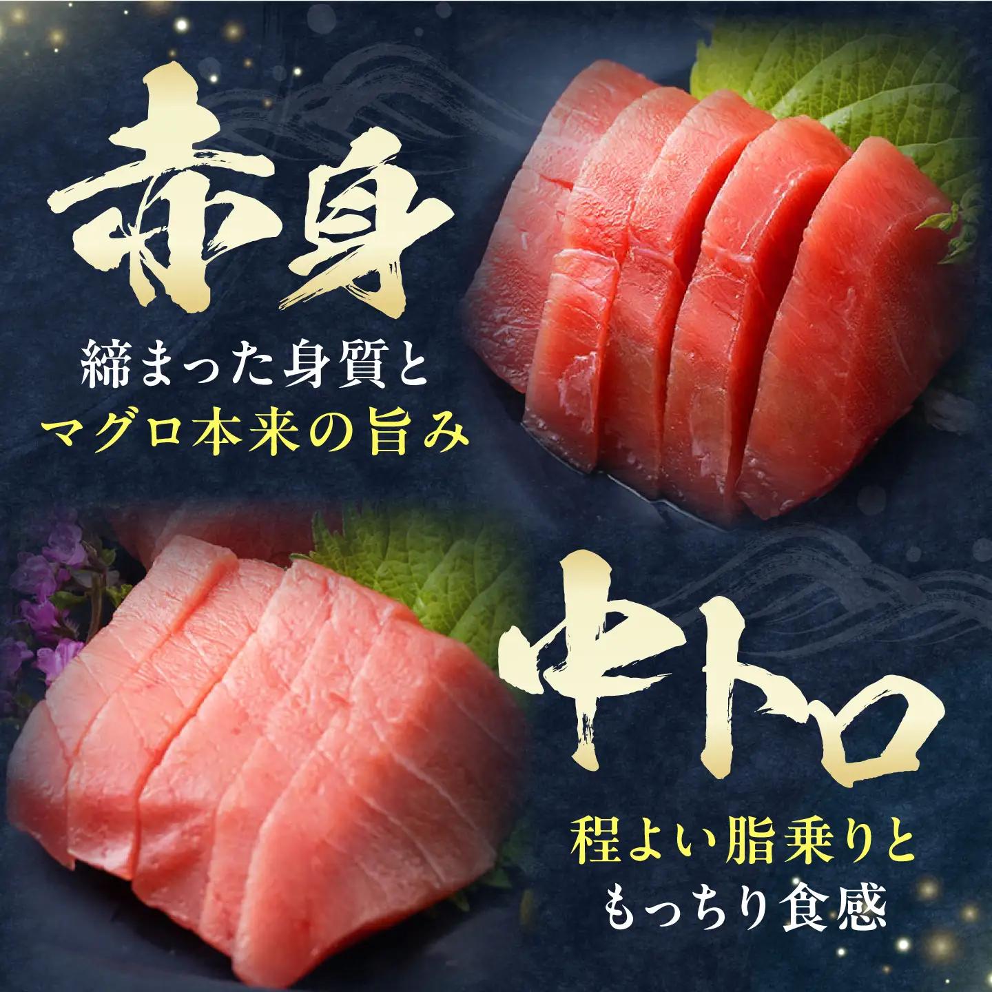 【全12回定期便】対馬産 本マグロ 500g（赤身300g、中トロ200g） トロの華 対馬 新鮮 マグロ トロ 鮪 刺身 [WAQ046]