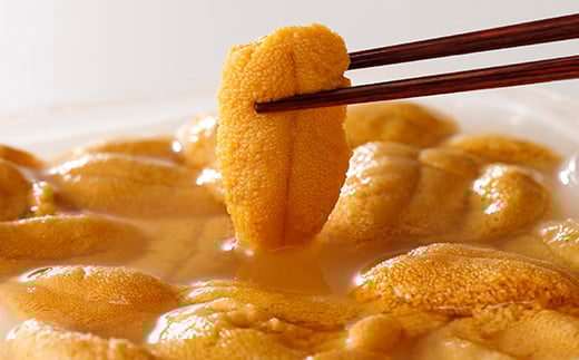 F-40005【12/14まで年内配送】 エゾバフンウニ無添加塩水パック80g×2P