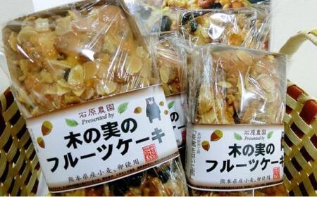 木の実のフルーツケーキ(パウンドケーキ) 5個セット フルーツケーキ[BHAK012]