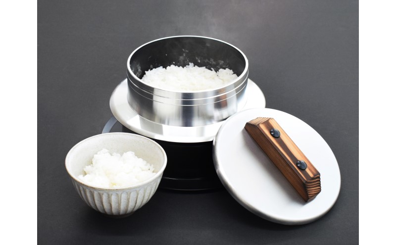 釜炊き三昧 極 3合炊き ガス火専用 本格 釜 セット 釜炊き ご飯 お米 白米 米 吹きこぼれ受け かまど 調理器具 キッチン用品 キッチン アウトドア キャンプ 新潟