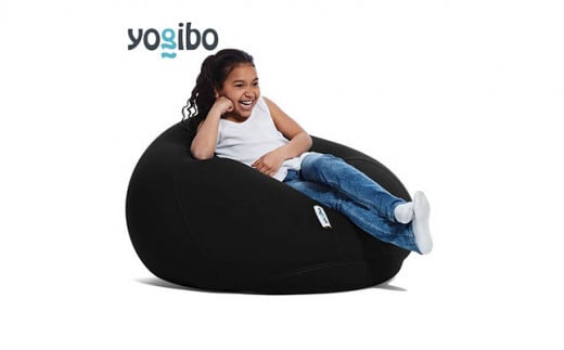 【ブラック】39-E-13　Yogibo Drop（ヨギボー ドロップ）※離島への配送不可